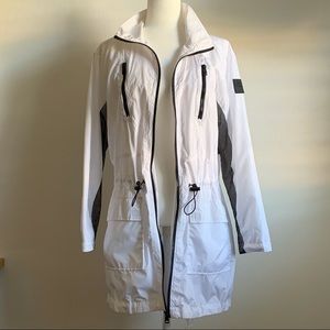 DKNY Windbreaker White Jacket